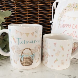 Personalisierte Ostertasse, Ostern, Ostergeschenk, Osterdekoration, personalisiertes Ostergeschenk, Ostertasse, Kindertasse, Geschenk für Kinder, Eiersuche Bild 2