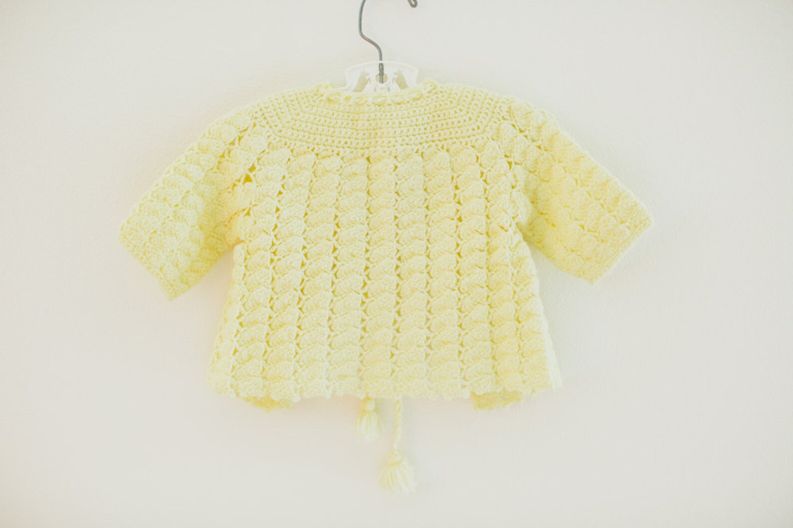 Vintage Girls Yellow Sweater Vintage Yellow Baby Sweater Etsy