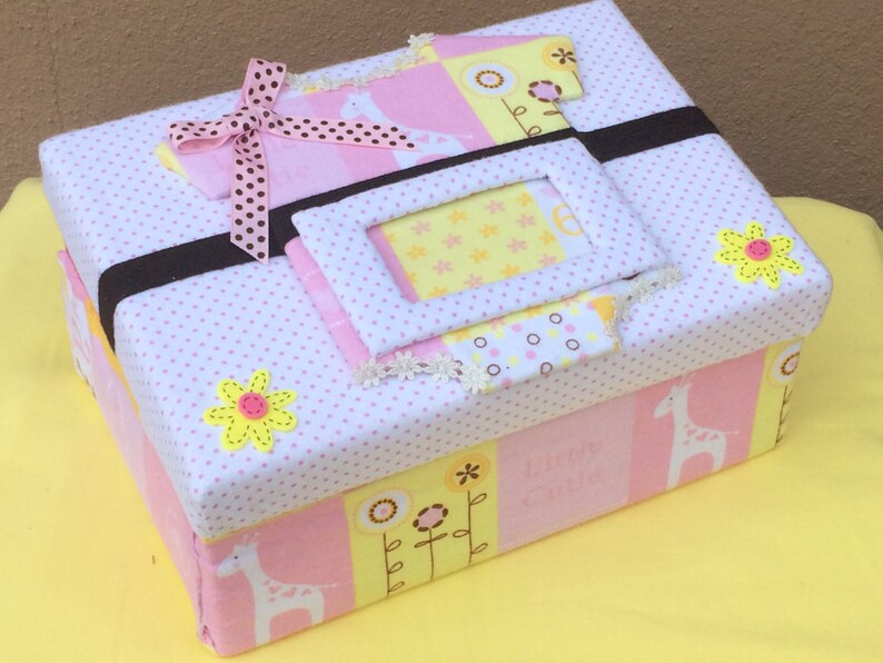 Personalized Storage Box Nursery Decor Keepsake Box Memory Etsy