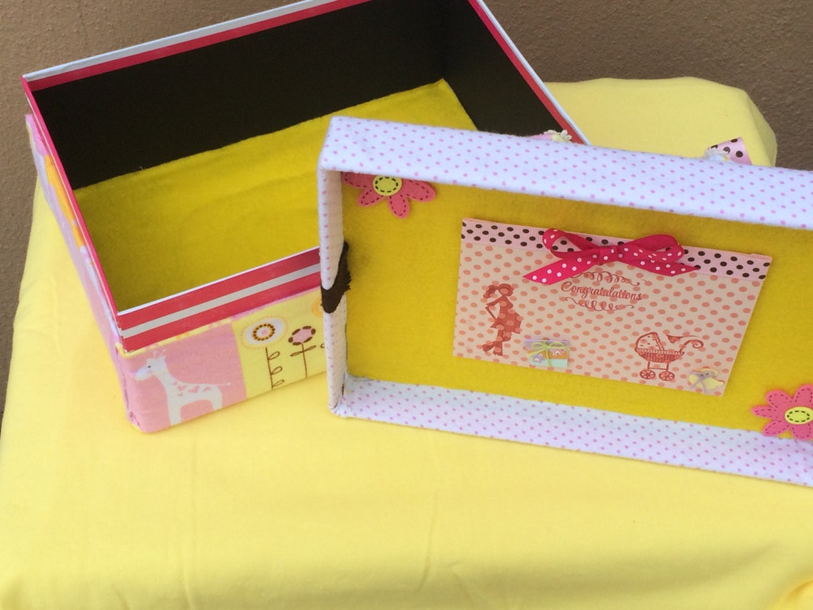 Personalized Storage Box Nursery Decor Keepsake Box Memory Etsy