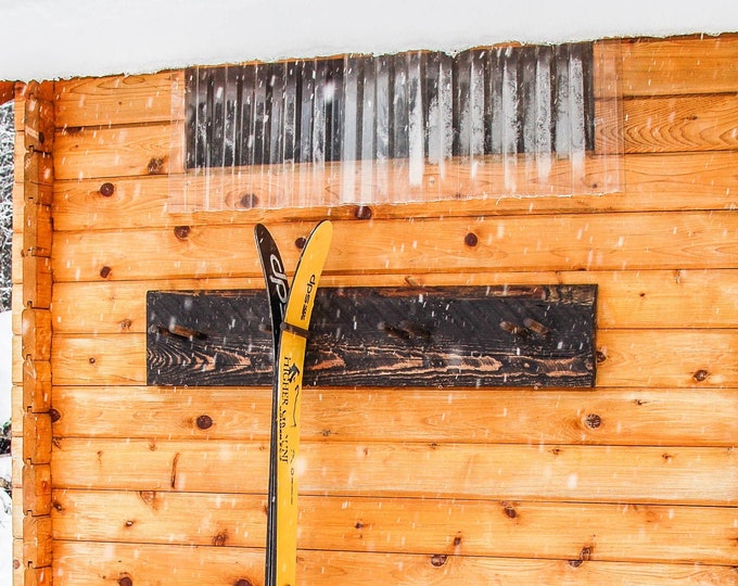 Rustic Handmade Ski Rack Custom Made for You Etsy