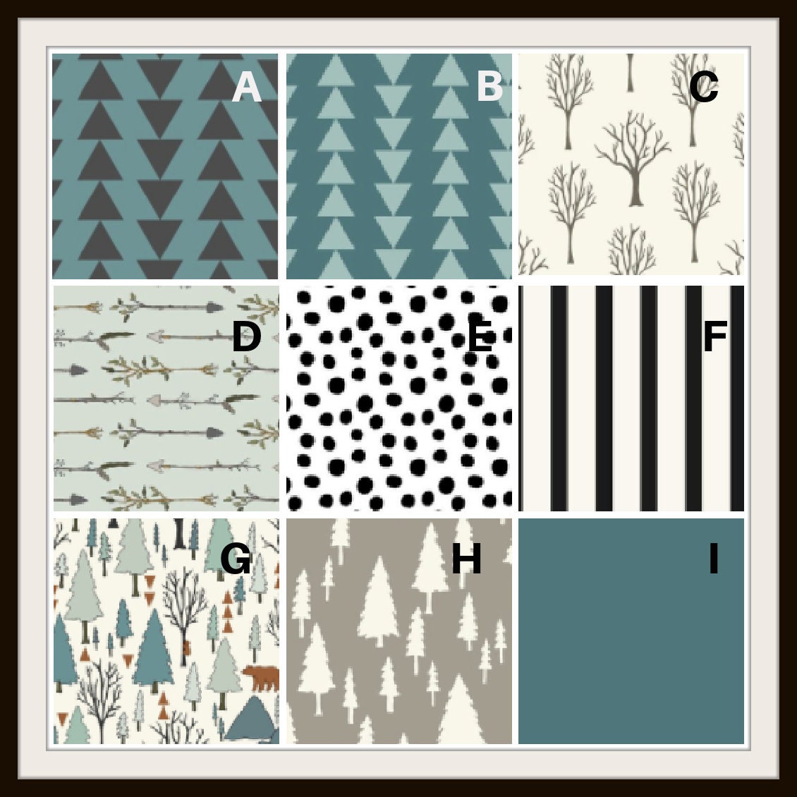 mountain nursery bedding