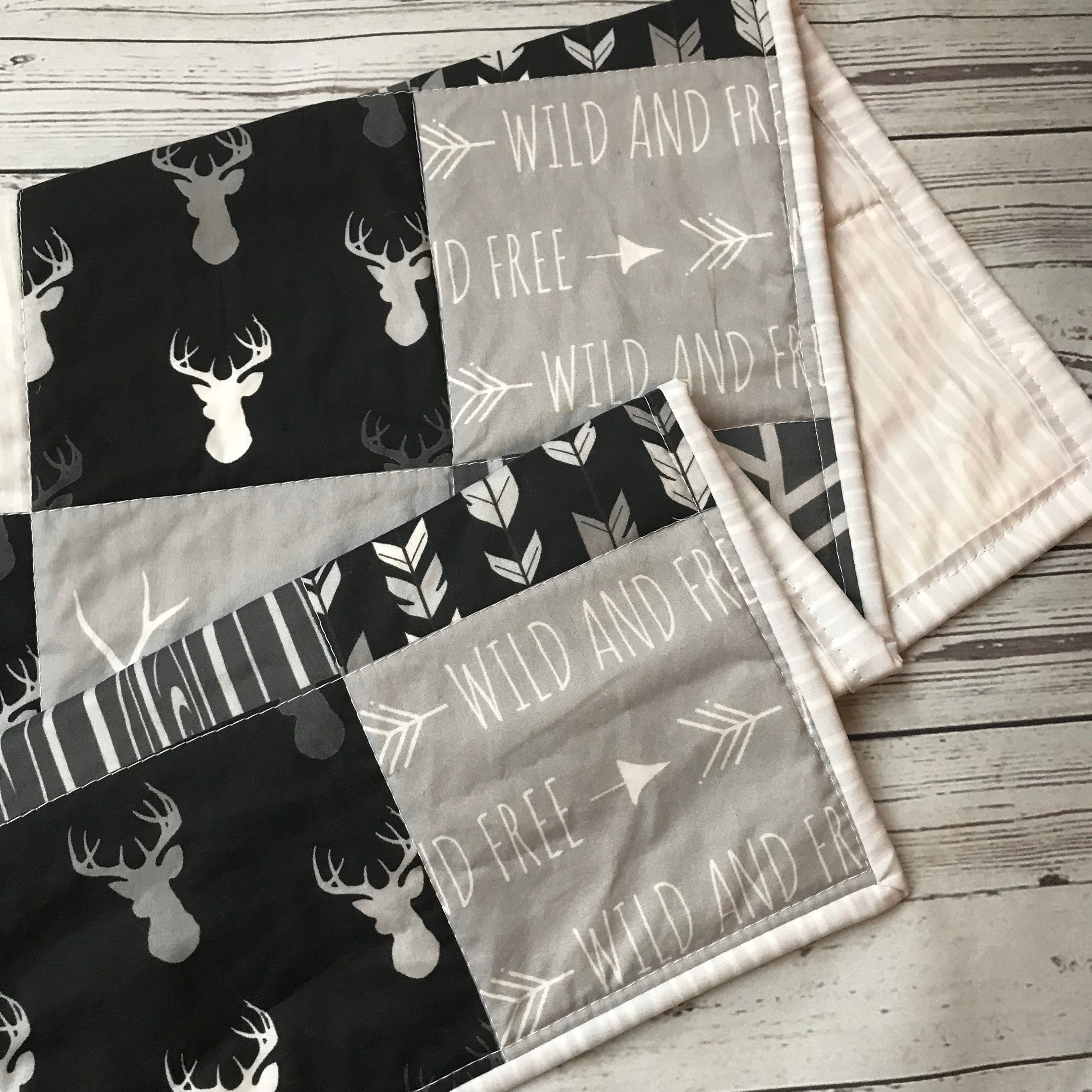 baby boy bedding deer