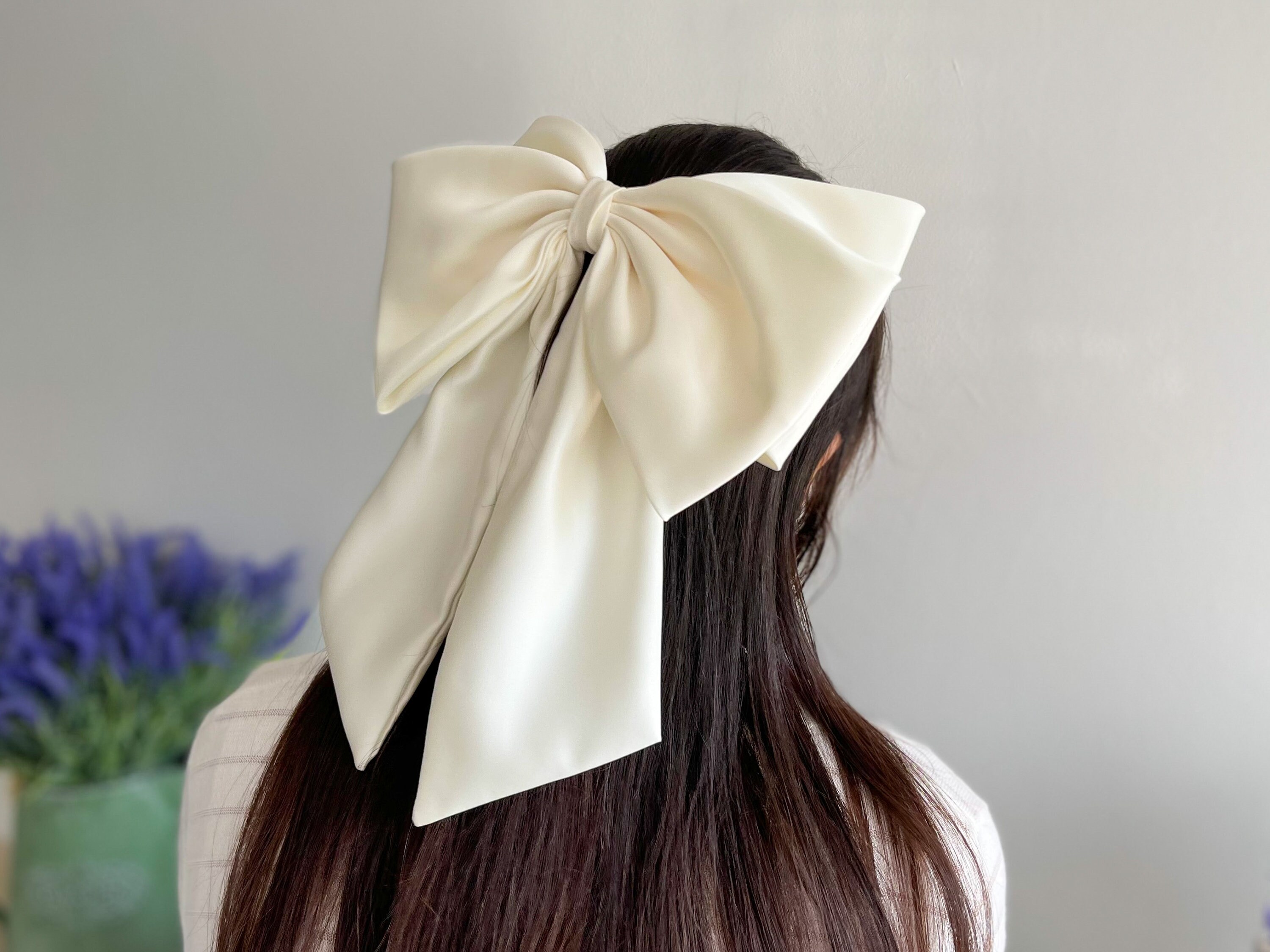 Satin-Haarschleifen Mit Metall-Clips – Set Mit 12 Mix-Farben, Für Damen & Mädchen