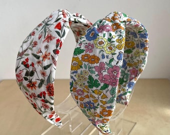 Ditsy Floral Twisted Alice Headband Turban Knot Hairband Feminine Hair Accessory Everyday Floral Headband