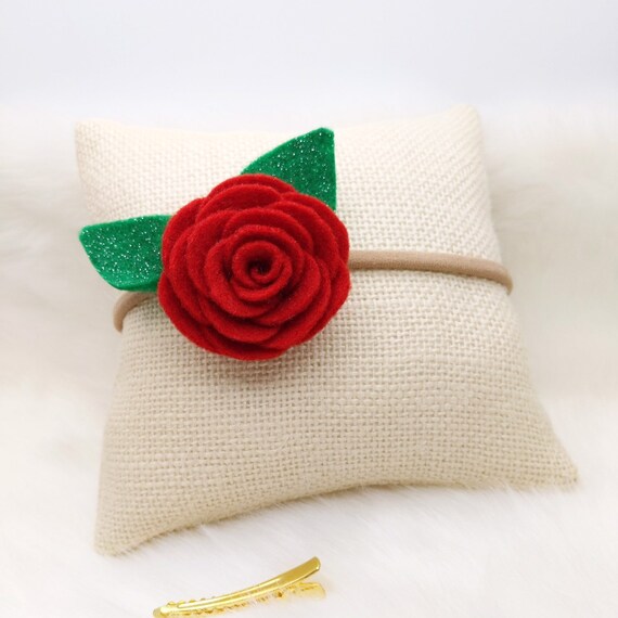 Christmas Xmas Stretch Headband For Baby Girl Hair Accessory Newborn Baby Crown
