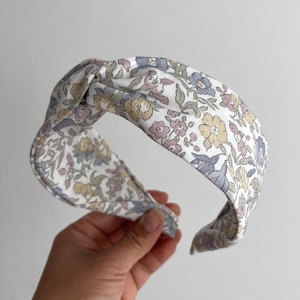 Hairband Floral Twist Knot Headband Spring Vibe Accessory Turban Headband Wide Wrap Hair Band Headband Hair Accessory Plaid Alice Band