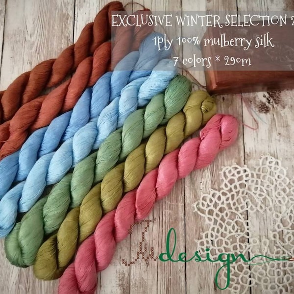 Hand Dyed Silk for Cross Stitch Etsy