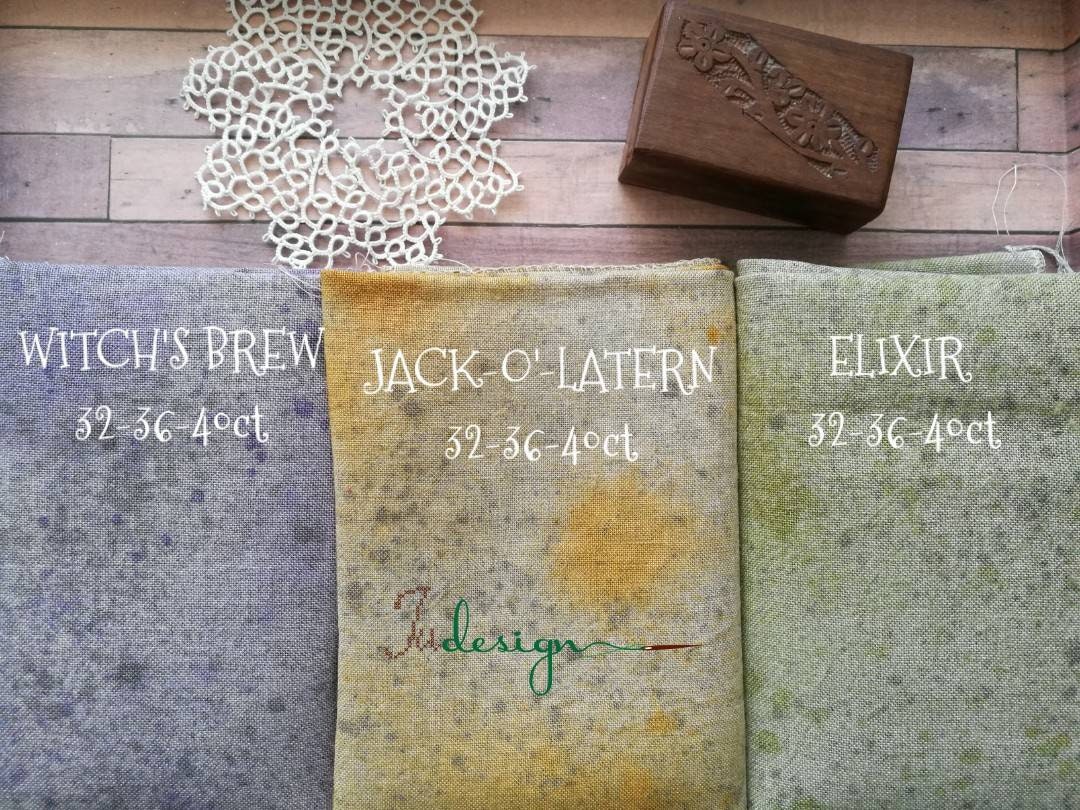 36 Count ELIXIR Hand Dyed Linen for Cross Stitch, Hardanger