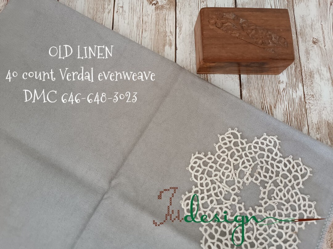 40 Count OLD LINEN Hand Dyed Verdal Evenweave for Cross Stitch