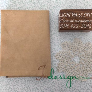 魅了 LIGHT Count 28 KHAKY Stitch Cross for Evenweave Dyed Hand パンツ