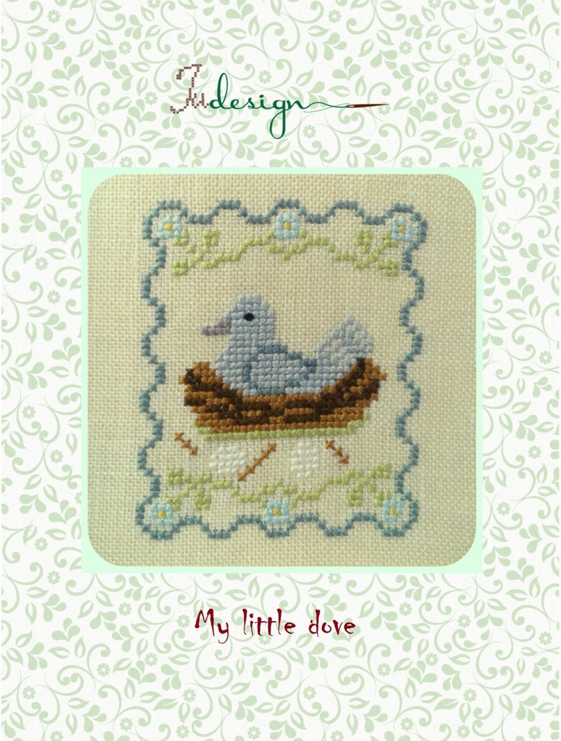 My little dove cross stitch pattern
