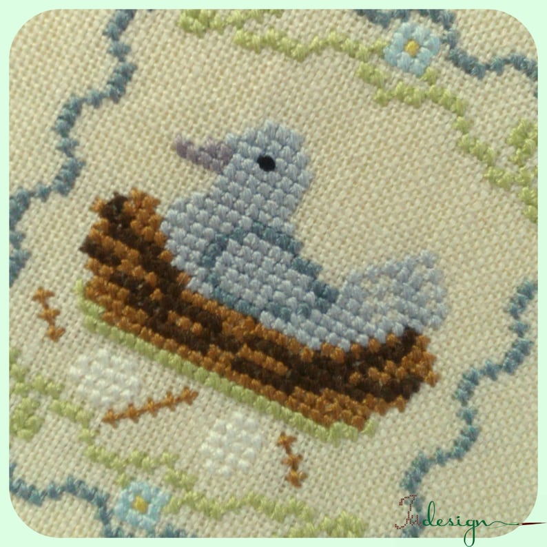 My little dove cross stitch pattern