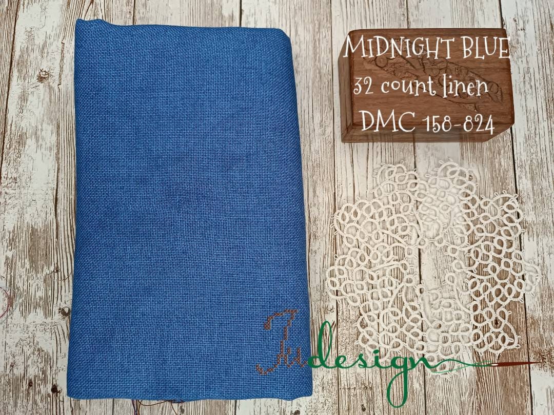 32-count-midnight-blue-hand-dyed-linen-for-cross-stitch-hardanger