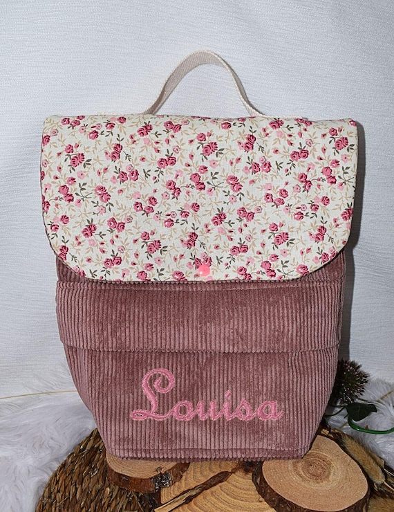 Sac a dos enfant personnalisé LIBERTY ROSES France