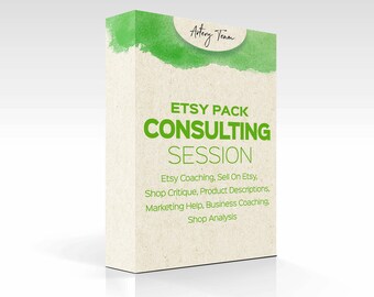 Etsy shop consulting session 2022 - Etsy coaching and marketing help to sell more on Etsy - Shop critique and product descriptions help
