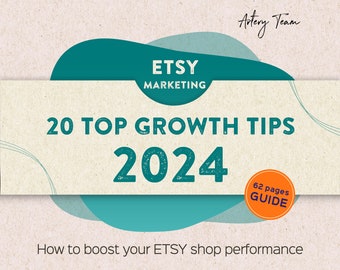 How to sell on Etsy - 20 Etsy Sales Tactics for Success - Etsy marketing guide and success tips 2024