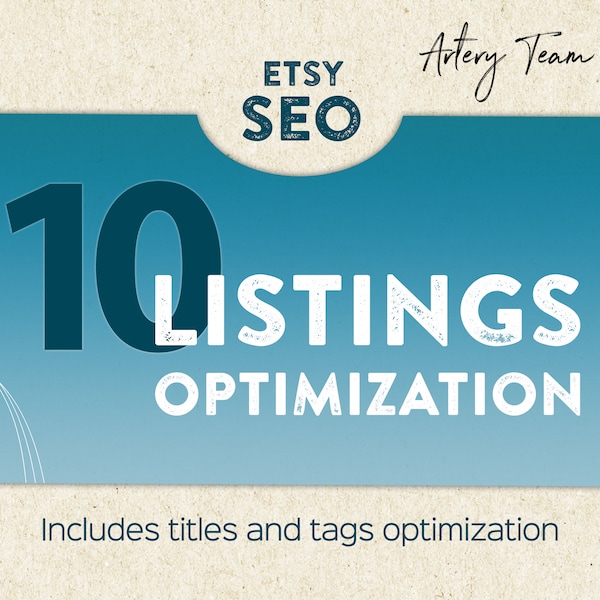 Etsy SEO pack for 10 items 2026 - SEO service and Etsy marketing help - Find out how to sell more on Etsy with the best keywords,titles,tags
