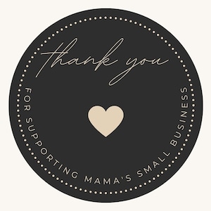 Gracias por apoyar la pequeña empresa de mamá: descarga digital instantánea: archivos PNG, JPG y SVG para tarjetas de presentación, etiquetas y gráficos de pancartas