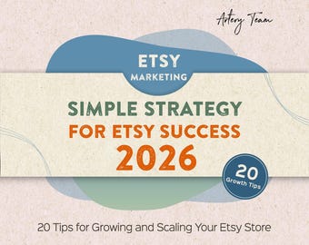 Etsy Success Strategy, Boost Your Etsy Sales, Etsy Success Plan, Etsy Marketing Tips, Etsy Success Seller Guide, How To Sell On Etsy