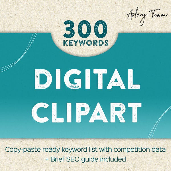 Etsy best keywords for digital clip art - Top ranked Etsy tags and titles in 2024 - Etsy listings help and SEO service to grow your store