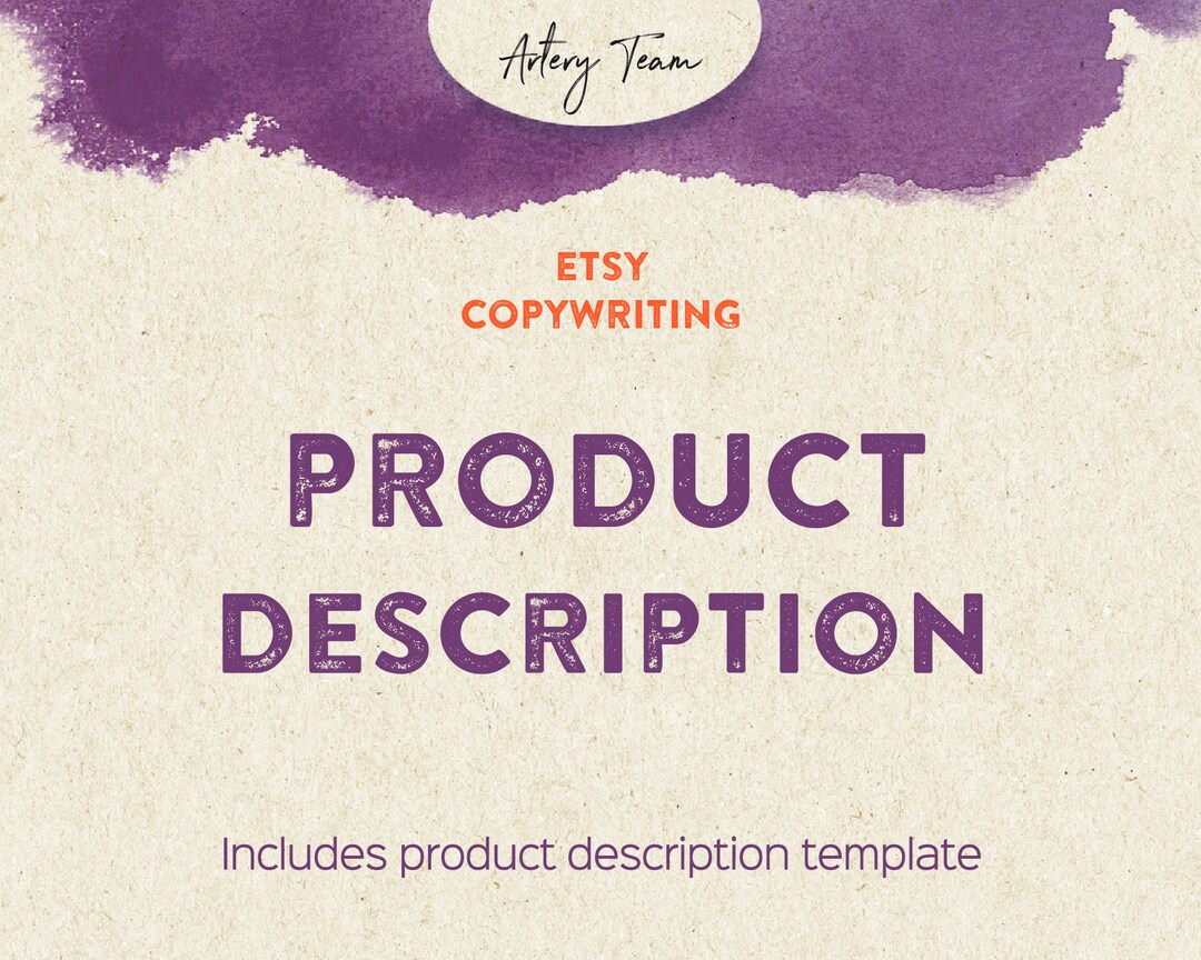 Etsy Product Description Template 2024 Etsy Listing Description Help