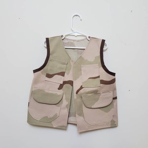 Camo Vest - Dress Up Play - Gift for Kids