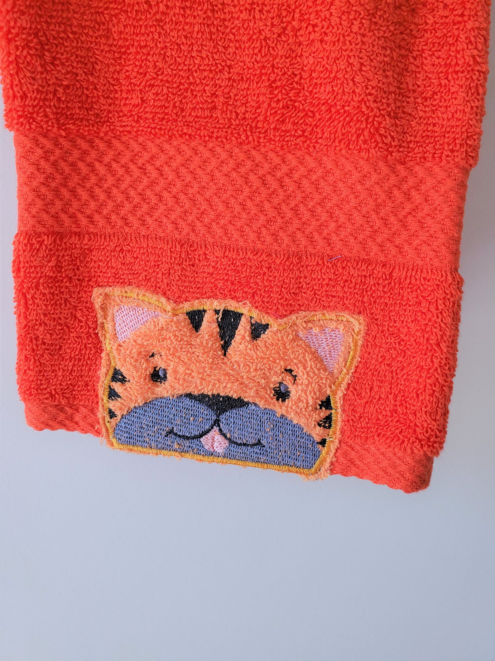 Tiger Hand Towel Hand Towel Tiger Gift Kids Birthday Etsy