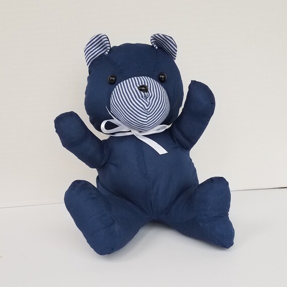 striped teddy bear