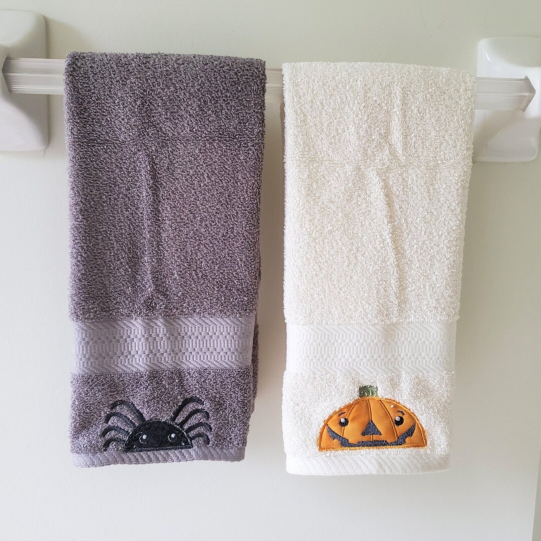 Halloween Hand Towel Hand Towel Halloween Gift Etsy