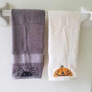 Halloween Hand Towel Hand Towel Halloween Gift image 1