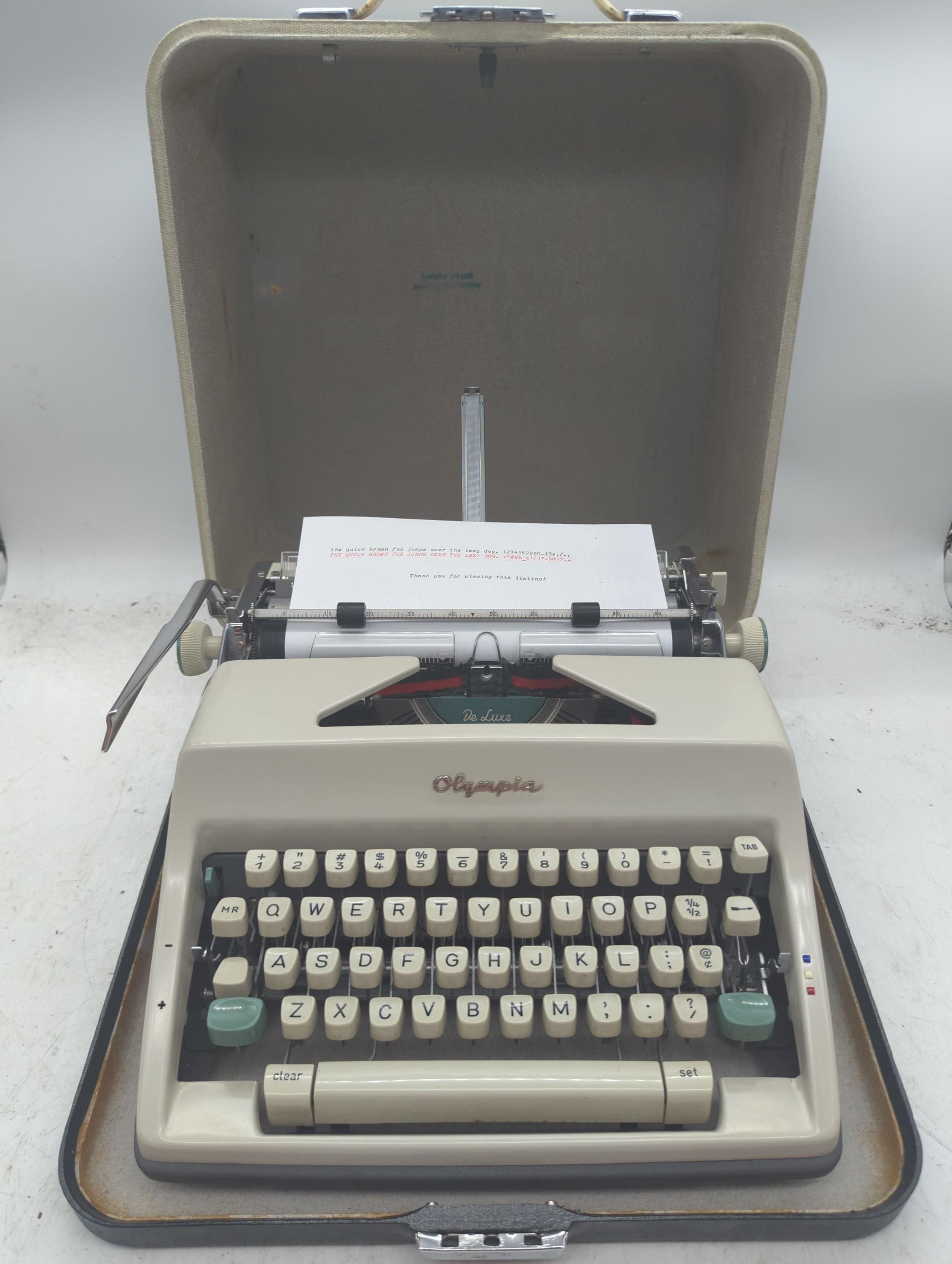 Olympia Sm9 Typewriter - Etsy
