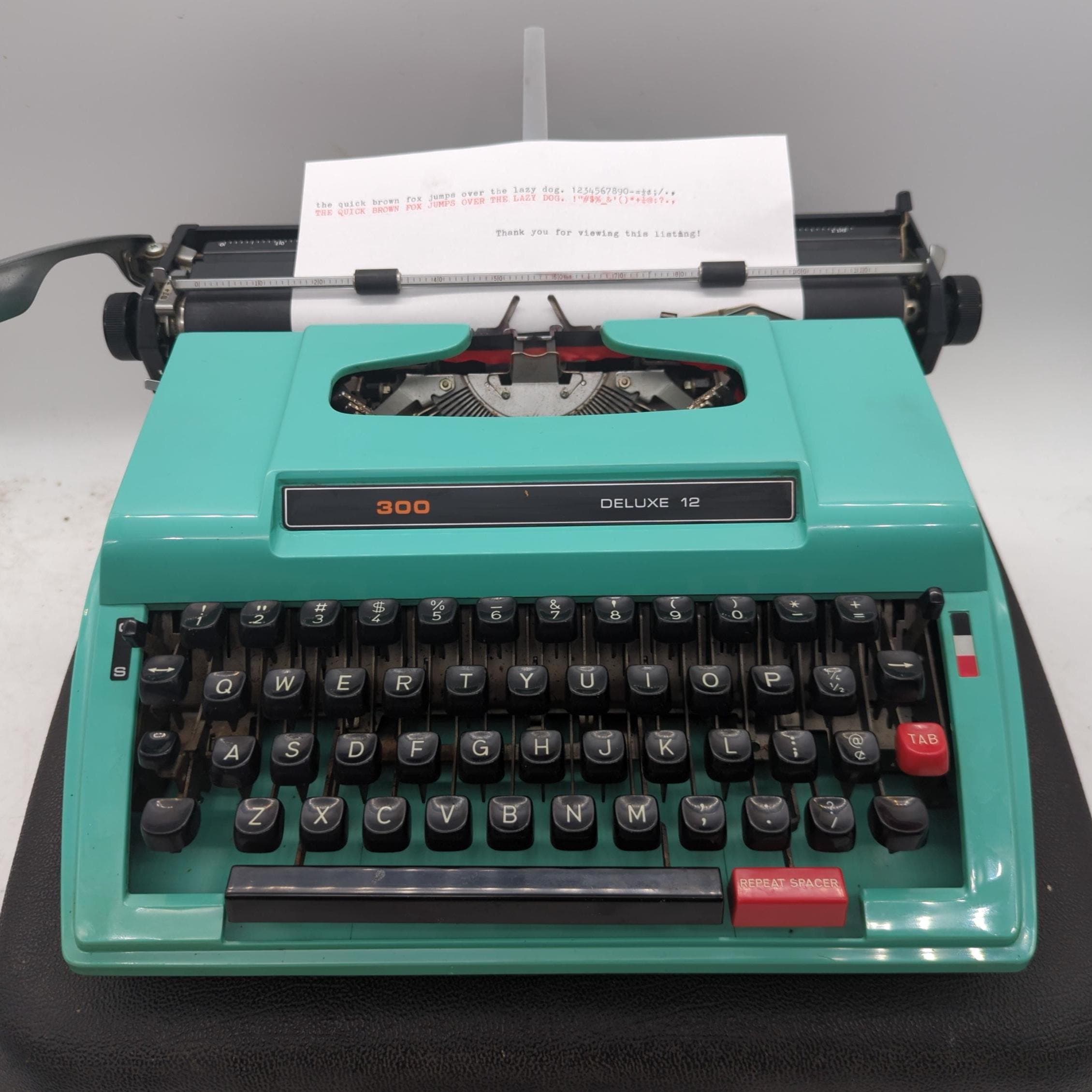 Brother Deluxe Blue Typewriter - Etsy
