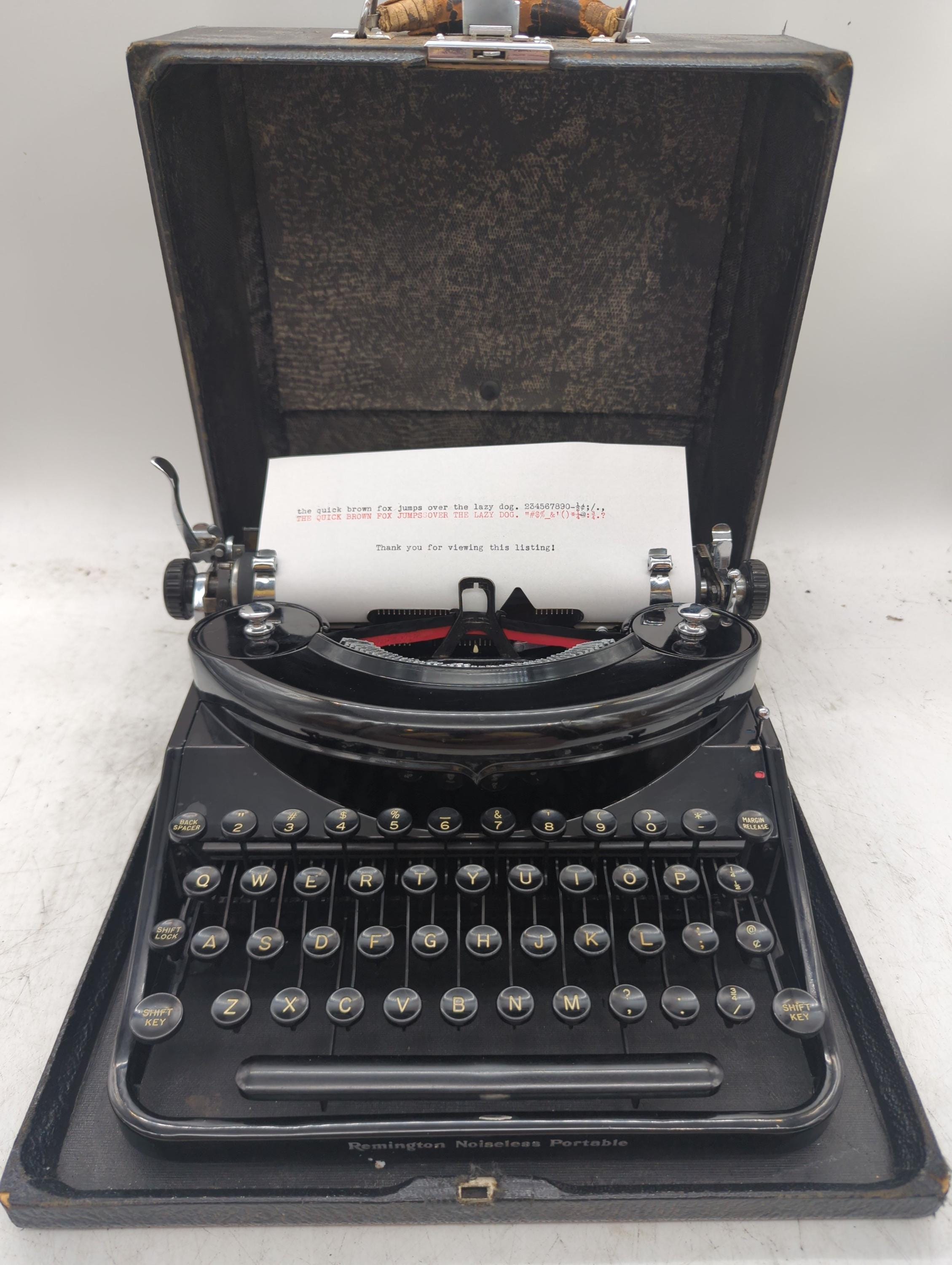 Remington Noiseless Typewriter - Etsy