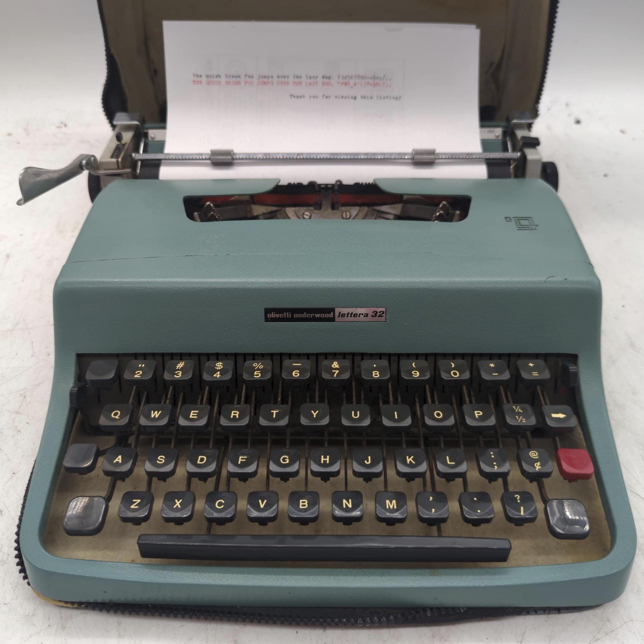 【希少・レトロ】Olivetti Lettera 32 タイプライター ジャンク Olivetti Lettera 32 Restored - Etsy