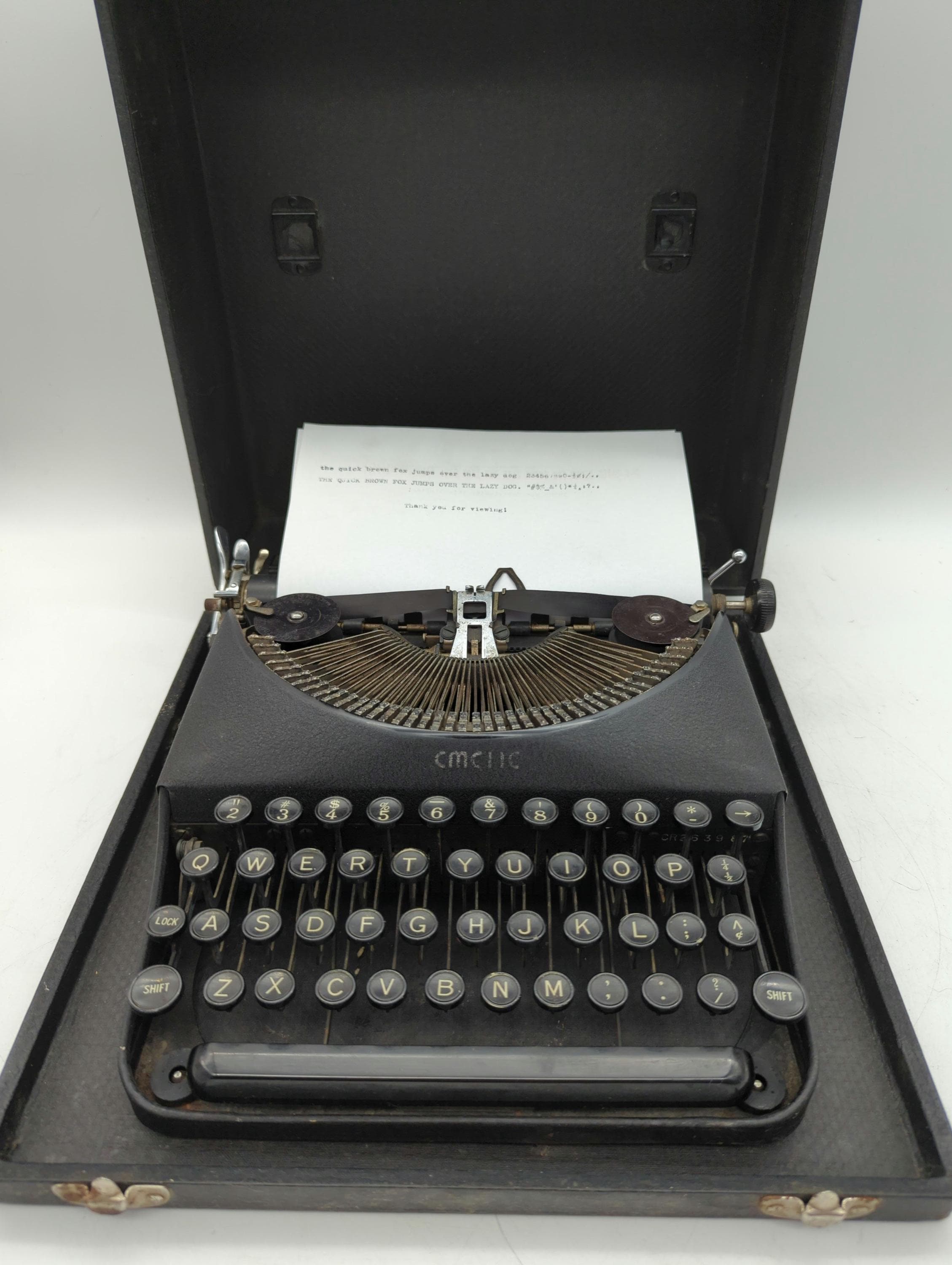 1940 Remington Remette portable manual typewriter with case - Etsy 