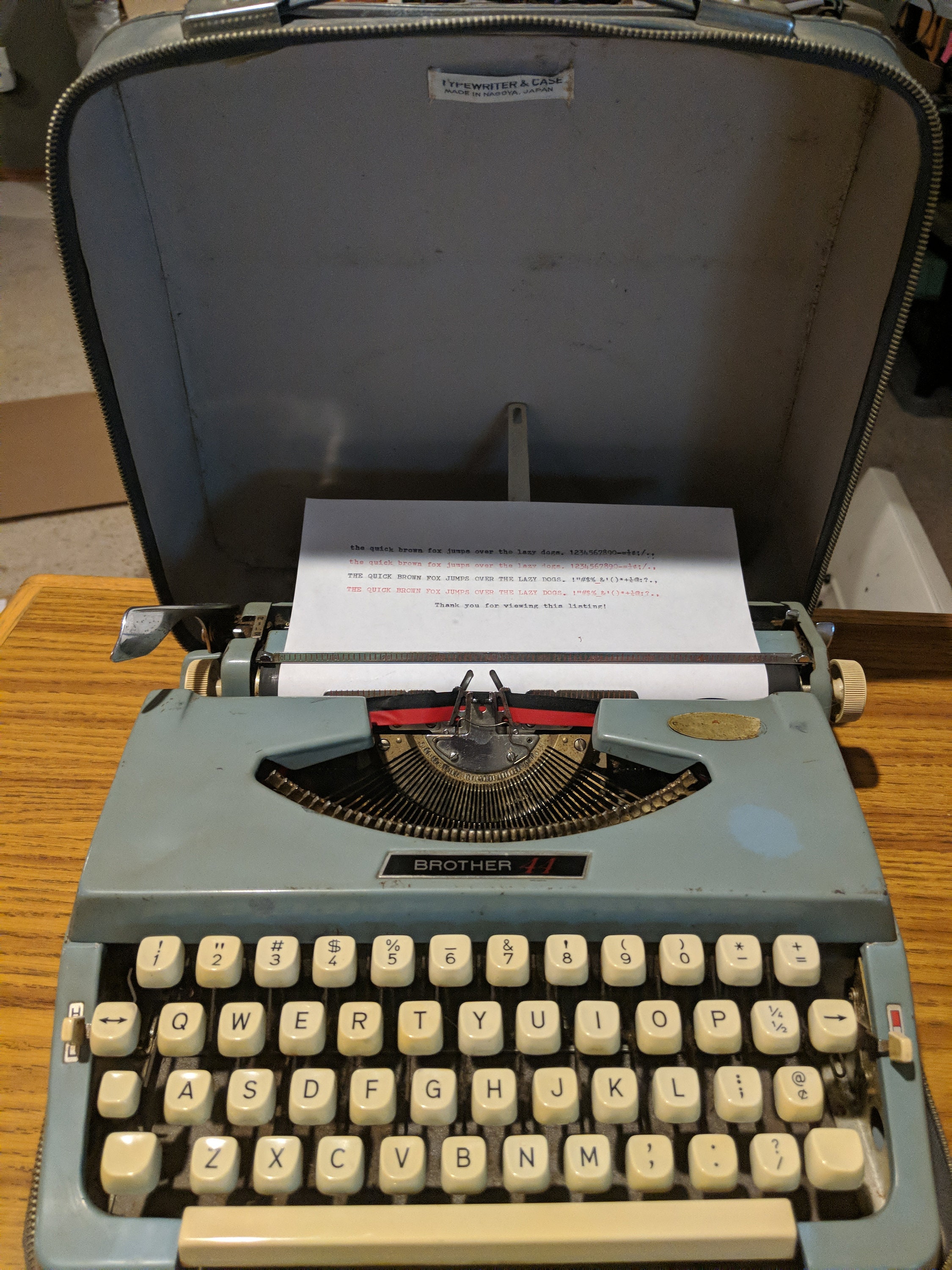 Brother 44 – Typewriter Review