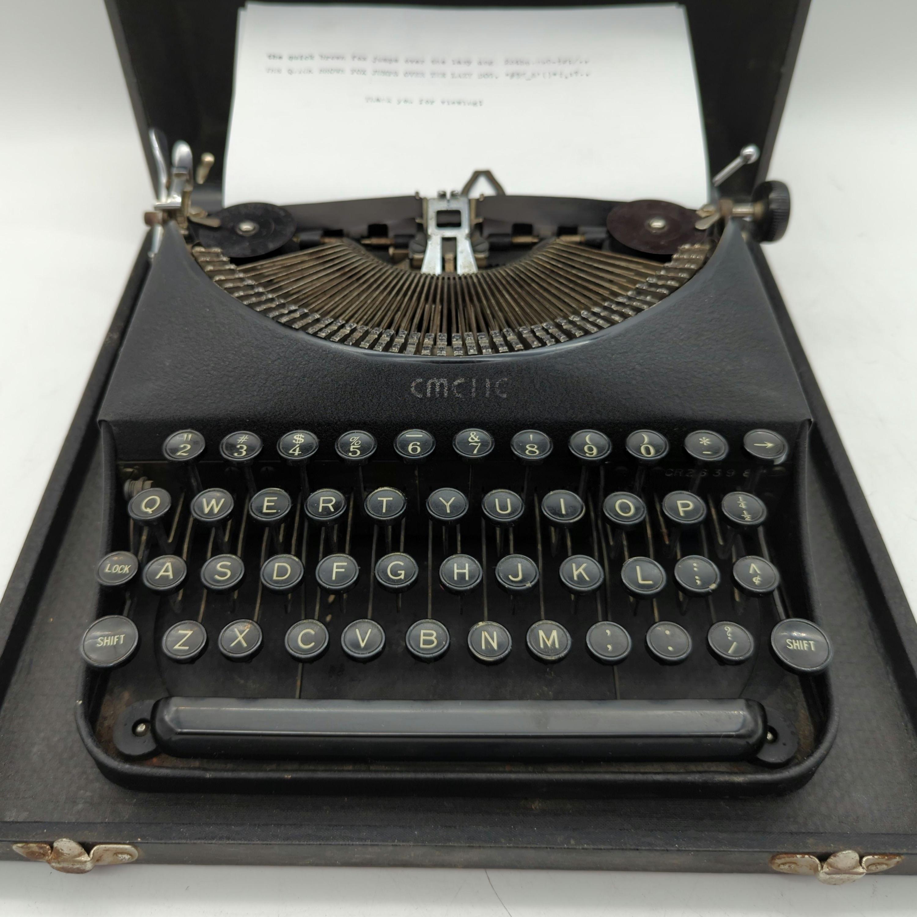 1940 Remington Remette Portable Manual Typewriter With Case - Etsy