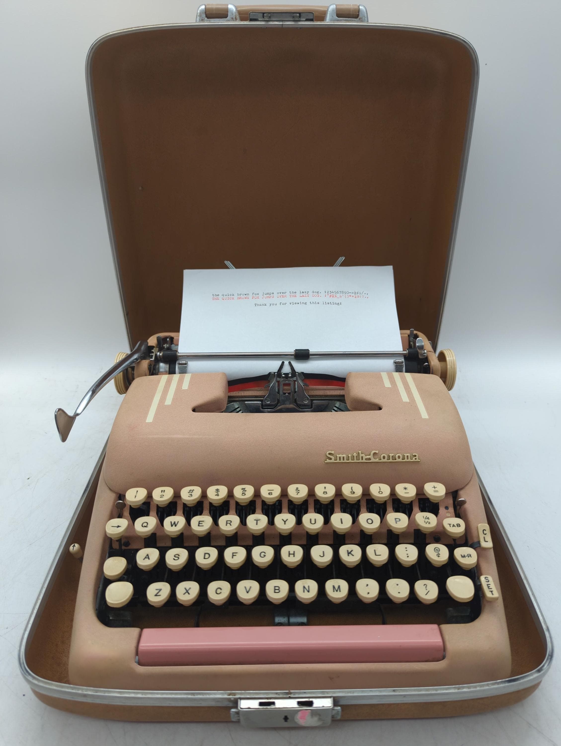 Smith Corona Silent Typewriter - Etsy