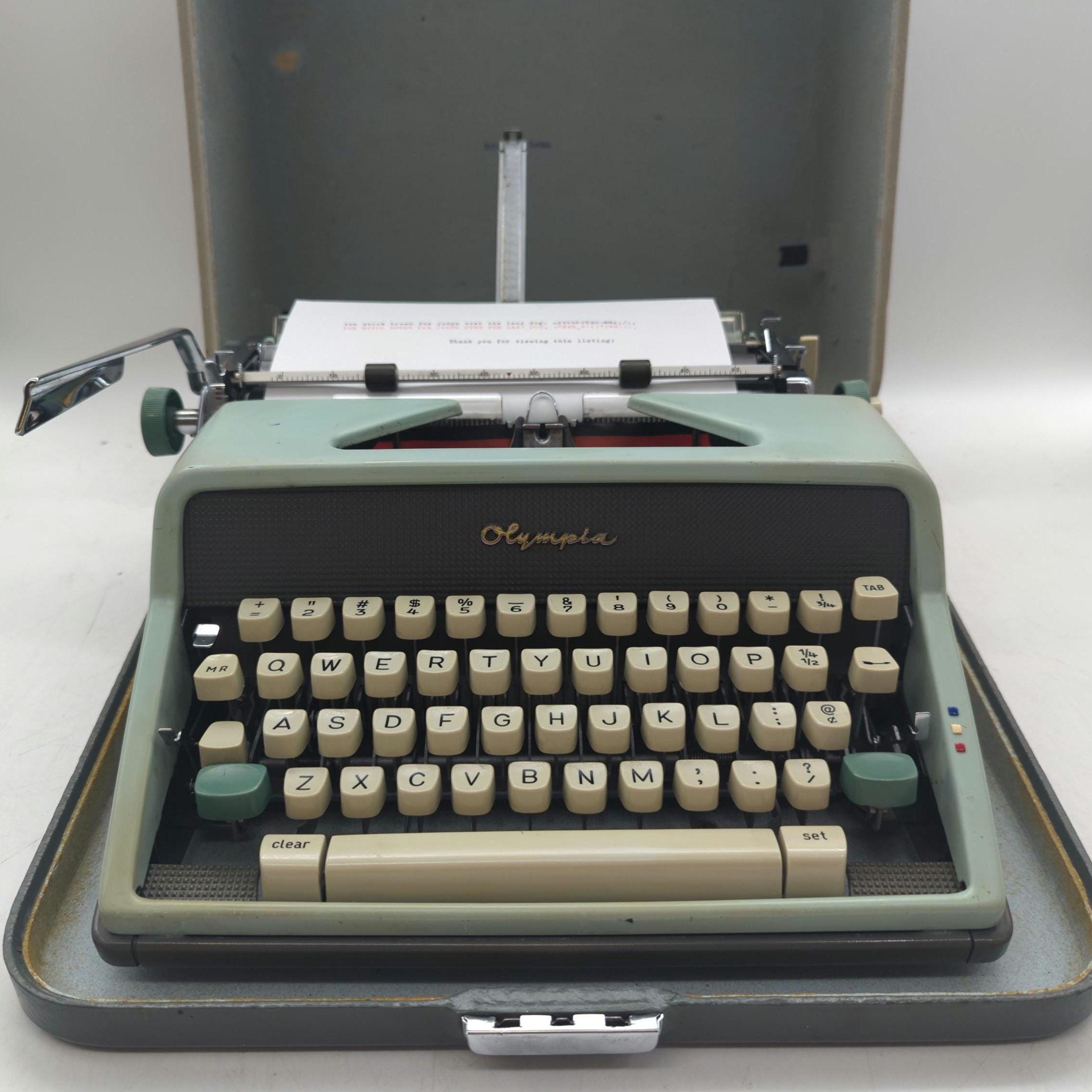 stina サイズS typeO emotion smoky green 1962 Light Teal Olympia SM7 Portable Manual Typewriter With