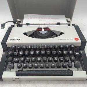 Olympia Typewriter 1980 - Etsy