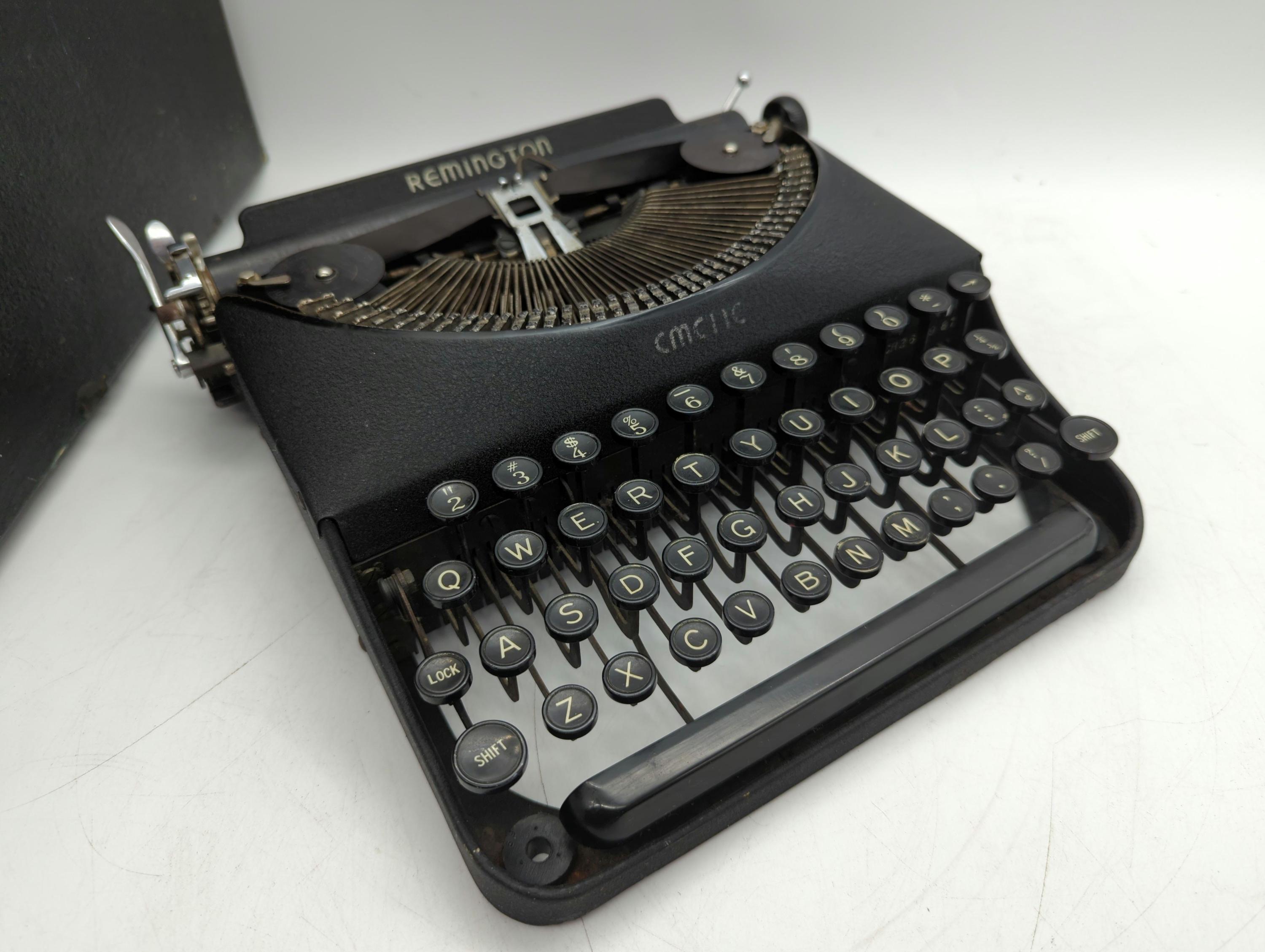 1940 Remington Remette portable manual typewriter with case - Etsy