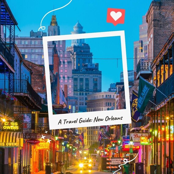 New Orleans Louisiana Travel Guide Etsy