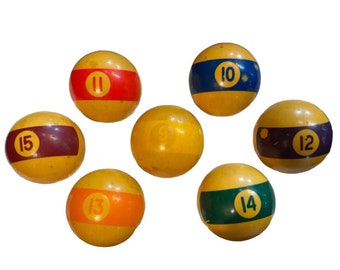 Vintage Bakelite Pool Balls Crafts or Replacement you pick Conor number