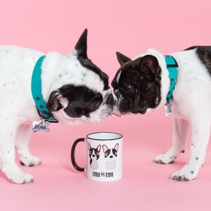 TWO DOG Mug, Pet lover gift, Pet Coffee Mug, Custom pet Mug, Pet Lover Mug, mug, Gift, Dog Mug, 11oz Mug, Dog Mom Mug, Father&#39;s Day