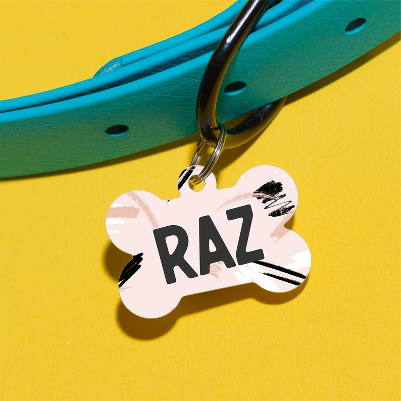 Blush Raz Dog Tag - Double Sided Customized Dog Tag - Custom Dog Tag ...