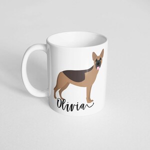 German Shepherd Mug, Pet lover gift, Pet Coffee Mug, Custom pet Mug, Pet Lover Mug, German Shepard dog mug, Gift, Dog Mug, 11oz Mug