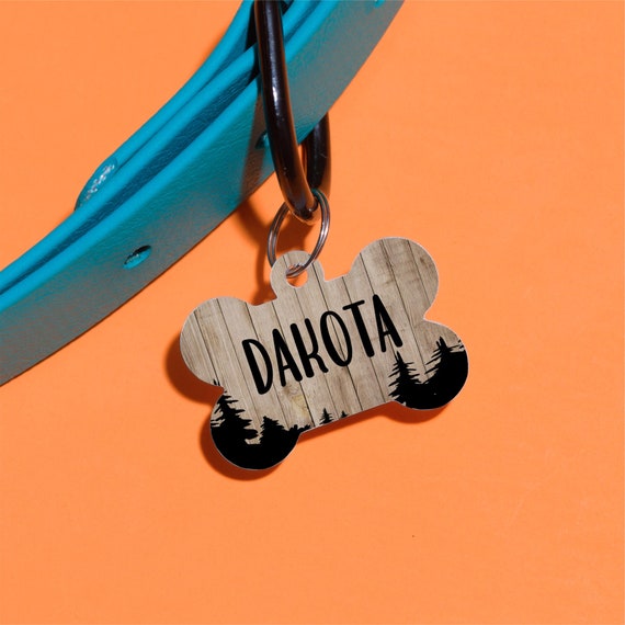 monogrammed dog tags