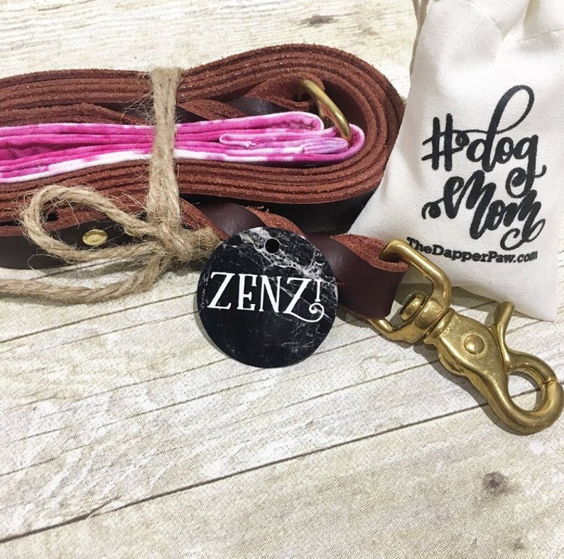 monogrammed dog tags