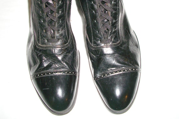 Antique Black Victorian Boots - image 7